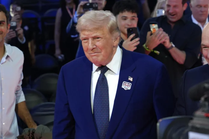 Trump celebra récords del Mundial de fútbol.