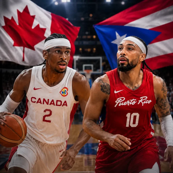 Puerto Rico vs Canadá en eliminatorias FIBA
