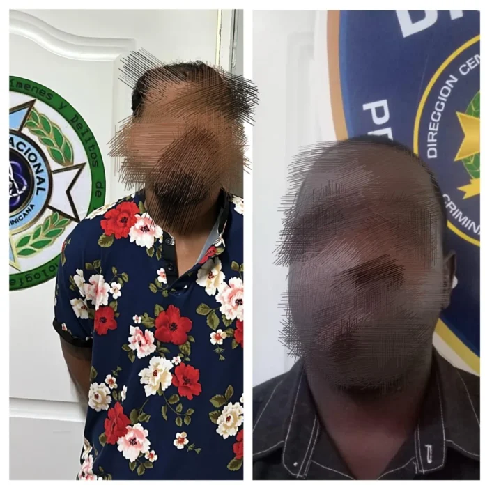Arresto de hombres por fraudes electrónicos.