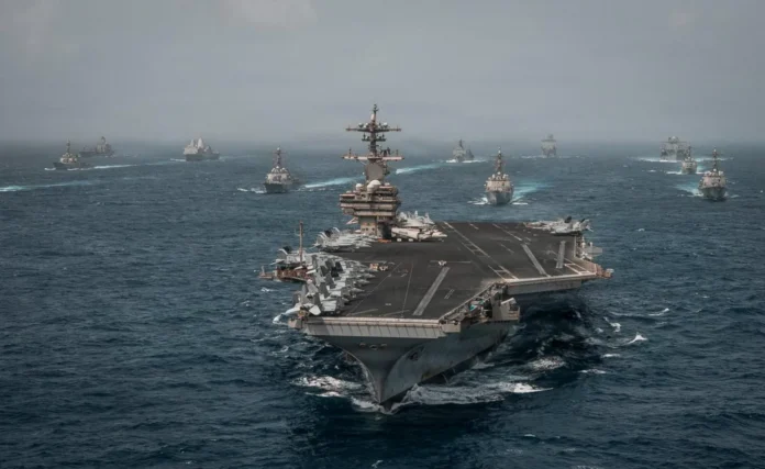 Bloqueo naval de EE.UU. a Irán.