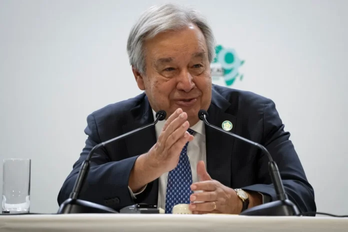 Guterres apoya disolución de Hamás en Gaza.