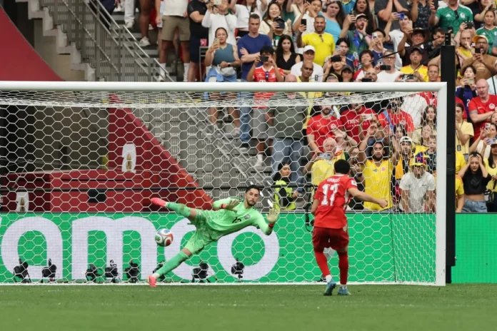 Suiza avanza a cuartos tras vencer a Colombia.