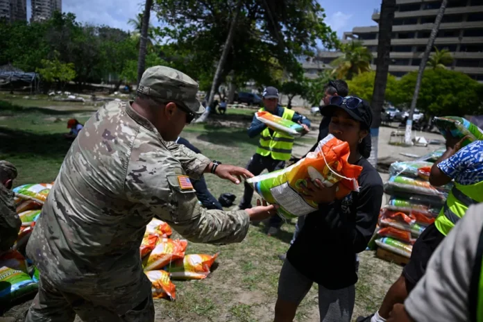 Ayuda humanitaria llega a Venezuela desde Madrid.