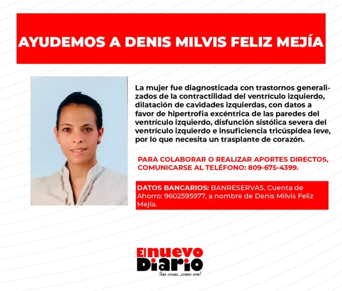Ayuda urgente para trasplante de corazón.