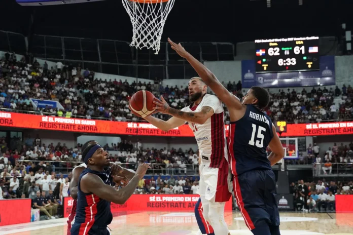 Dominicana y Nicaragua en clasificatoria de baloncesto.