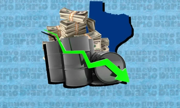Petróleo de Texas baja a 68,58 dólares