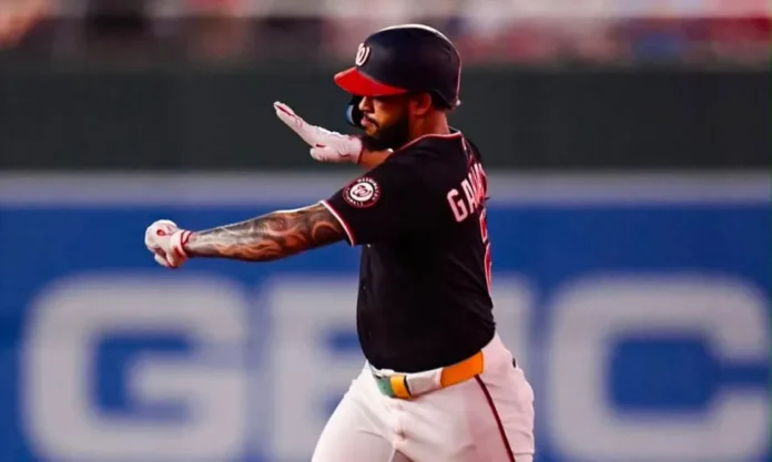 Luis García Jr. batea 18 cuadrangulares en MLB.