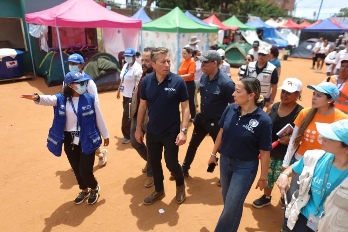 Viviendas prefabricadas para afectados por terremotos.