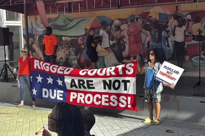 Haitianos en Miami enfrentan deportación inminente.