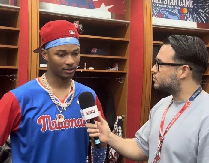 Roldy Brito en su debut en el Juego de Estrellas.
