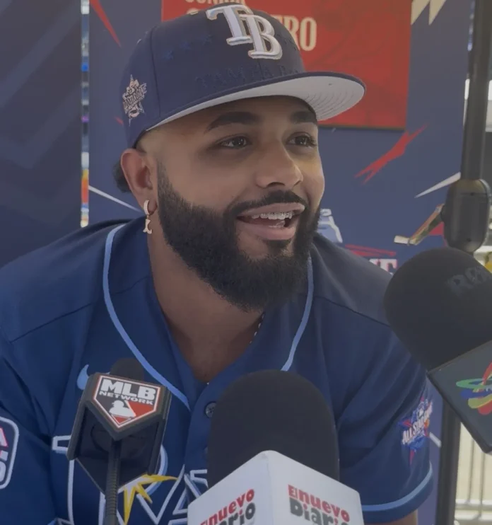 Junior Caminero listo para el Home Run Derby