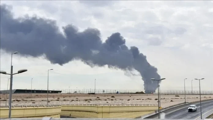 Irán lanza misiles contra objetivos estadounidenses.