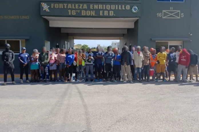 Detención por tráfico de migrantes en Nagua