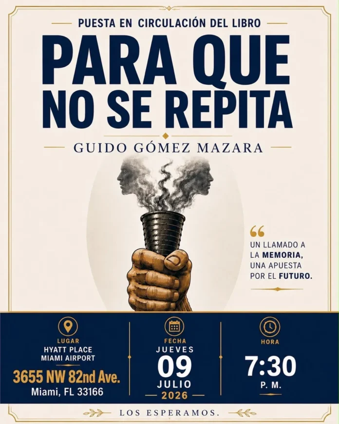 Guido Gómez Mazara en encuentro con dominicanos.