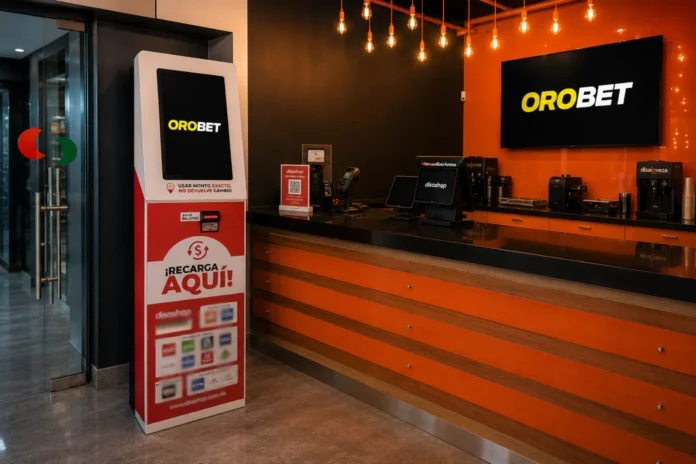 Recargas en efectivo con Orobet y Disashop