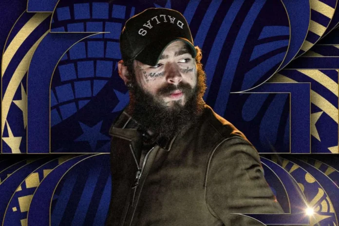 Post Malone en la clausura del Mundial