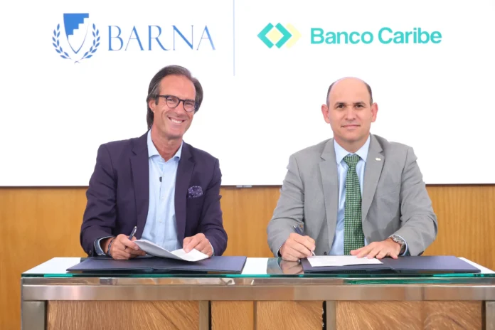Banco Caribe y Barna firman alianza empresarial