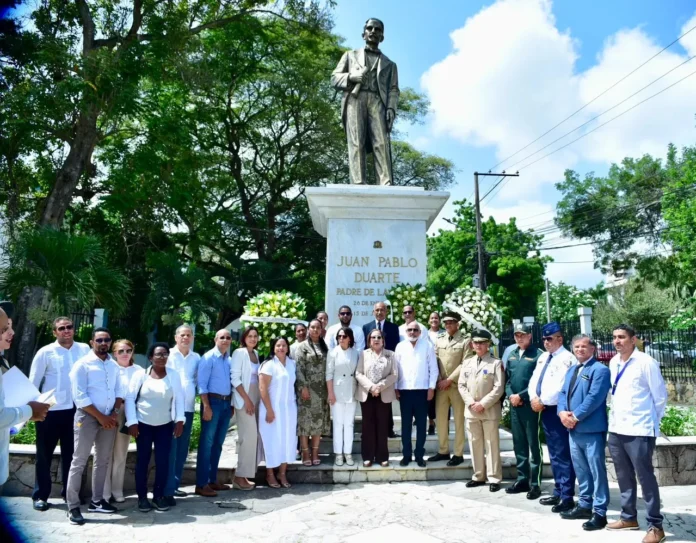Conmemoración de Juan Pablo Duarte en Santiago