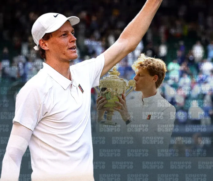 Sinner y Noskova celebran sus títulos en Wimbledon.