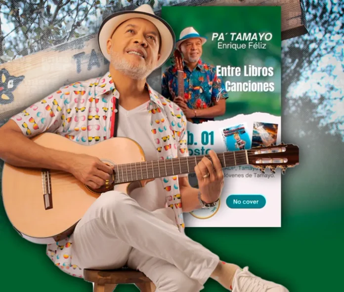 Enrique Féliz en velada cultural en Tamayo.