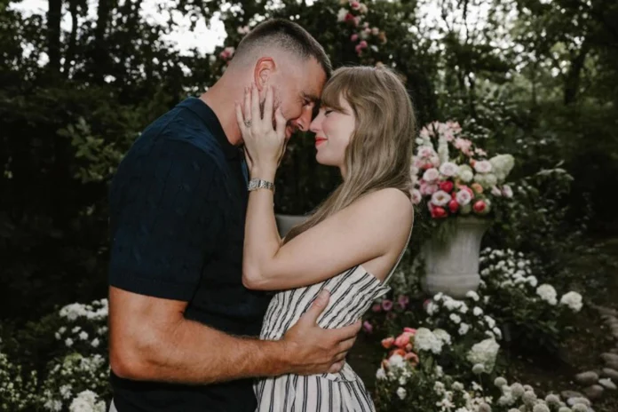 Taylor Swift y Travis Kelce celebran su boda.