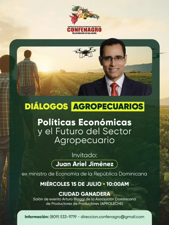 Confenagro y Juan Ariel Jiménez en diálogo.