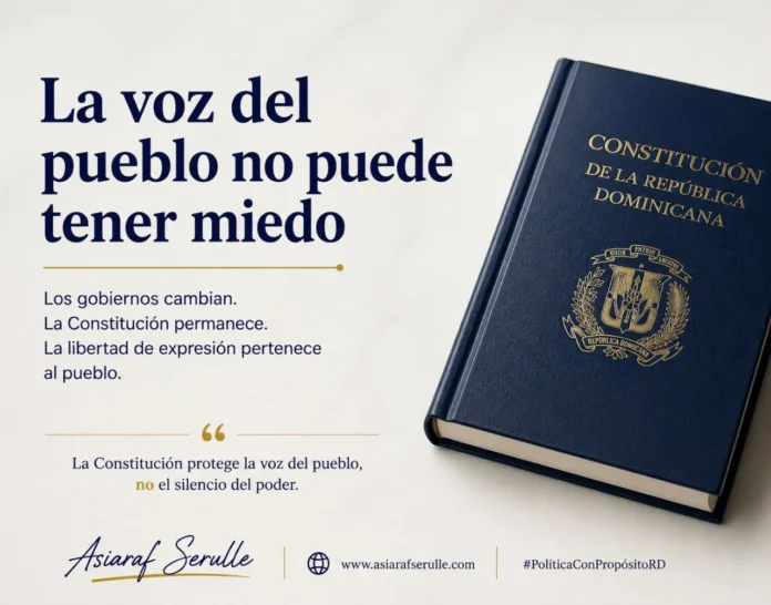 Libertad de expresión en democracia dominicana.