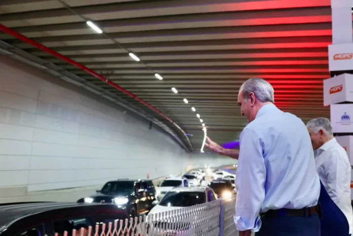Inauguración del túnel Plaza de la Bandera.