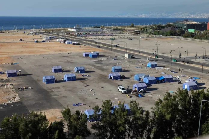 Desplazados en Líbano por conflictos armados.