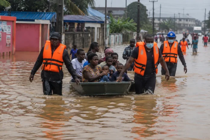 Inundaciones en Ghana: 34 muertes reportadas.