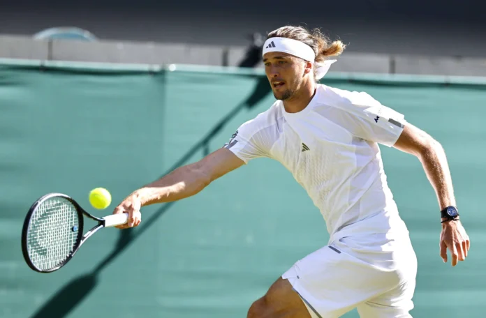 Alexander Zverev avanza en Wimbledon 2023