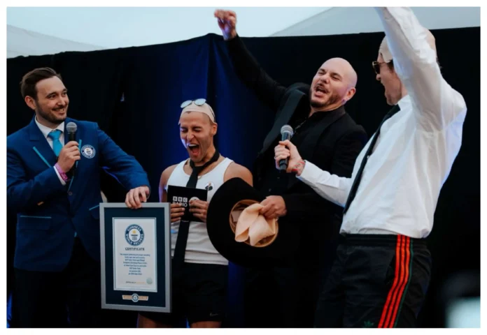 Pitbull y su récord de fans calvos.
