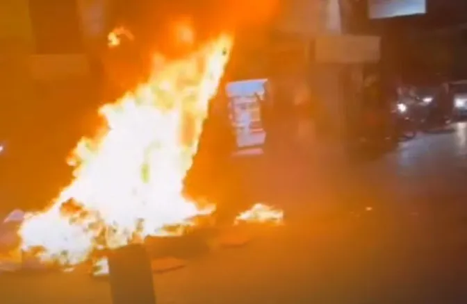 Protesta en Guajimía por justicia.