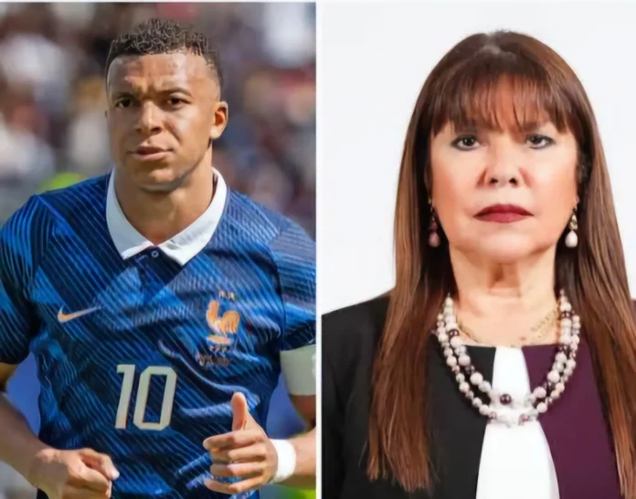 Mbappé responde a comentarios racistas de senadora.