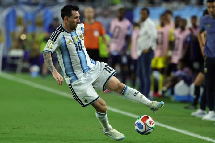 Messi listo para jugar contra Egipto.