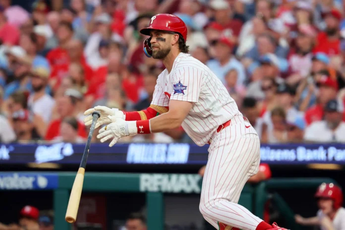 Bryce Harper en el Home Run Derby 2023