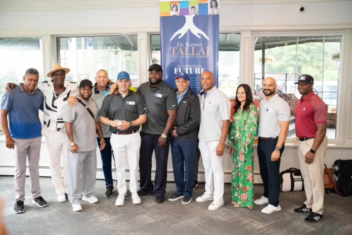 Mariano Rivera y David Ortiz en golf.