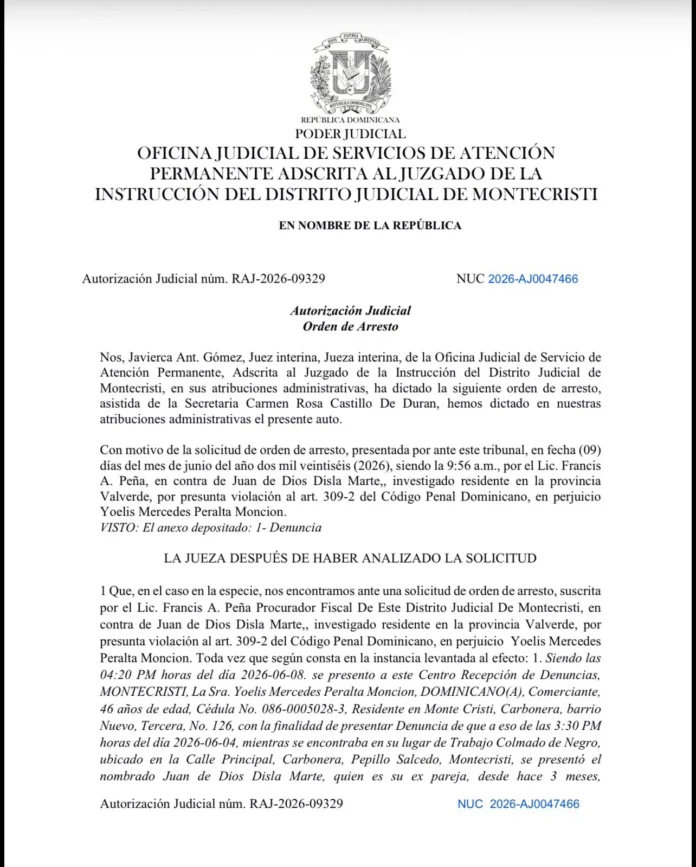 Orden de arresto por amenazas en WhatsApp