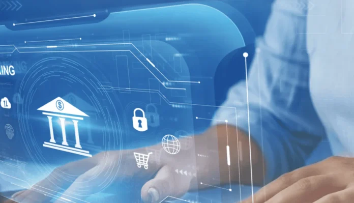 Transacciones financieras digitales en crecimiento.