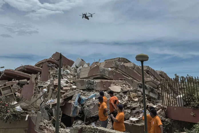 Migrantes venezolanos desaparecidos tras terremotos.