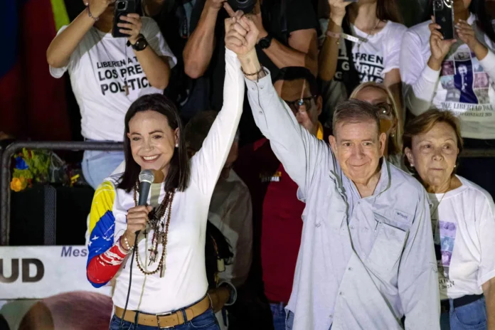 María Corina Machado regresa a Venezuela.