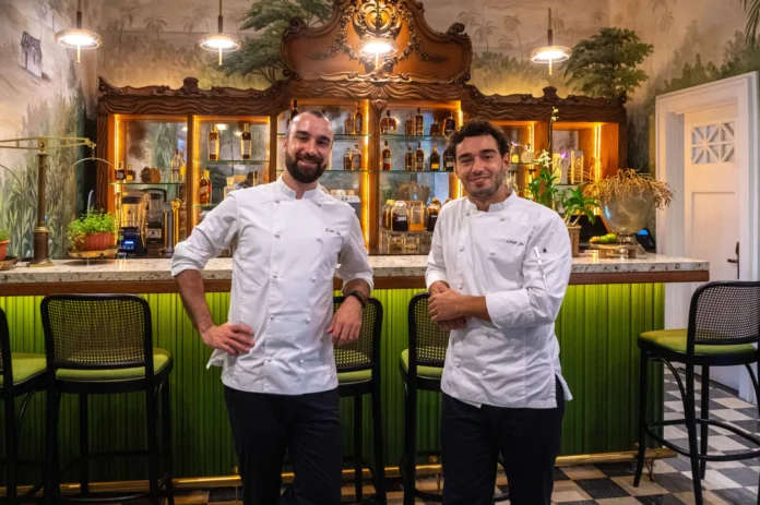 Chefs españoles en cena dominicana a seis manos