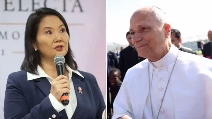 Fujimori muestra apoyo al papa León XIV.