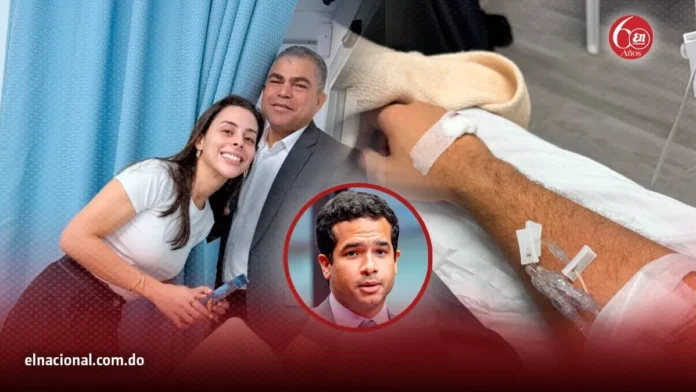 Senador Omar Fernández en hospital por salud.