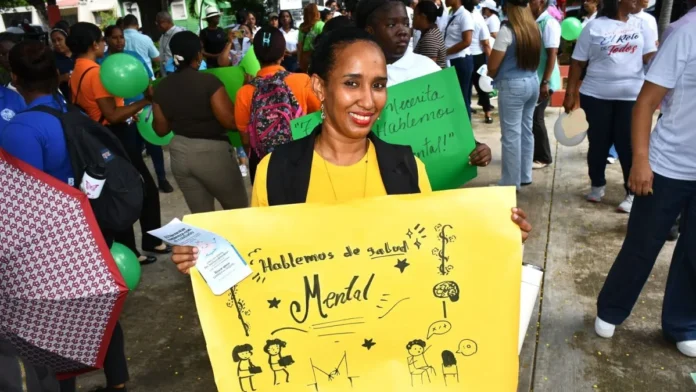 Marcha UASD Barahona por salud mental.