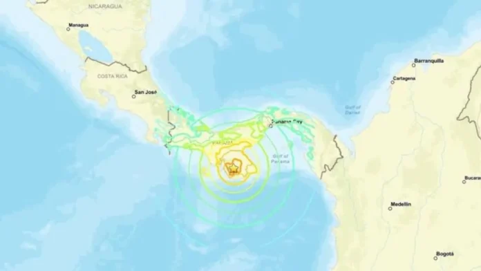 Terremoto de 7,7 en Panamá hoy.