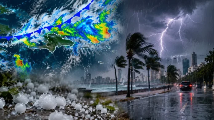 Lluvias intensas y granizo en el país