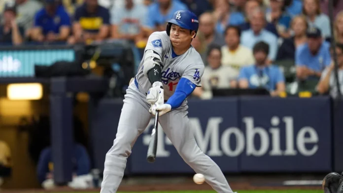 Ohtani en la alineación de Dodgers hoy.