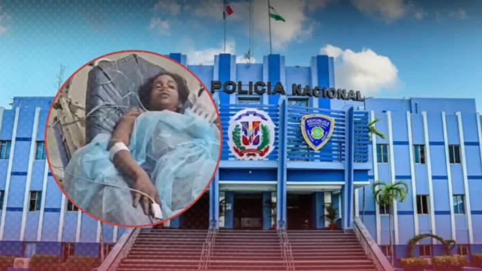 Mujer herida de bala en Bonao.