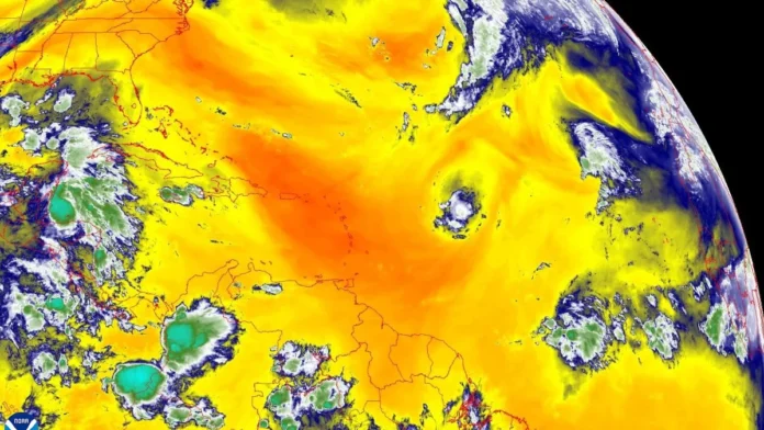Escasas lluvias en República Dominicana este fin de semana.